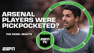 Mikel Arteta hired pickpockets to steal from Arsenal players 👀 Shaka has questions  ESPN FC [upl. by Ielhsa]