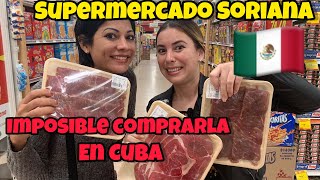 Mi amiga cubana REACCIONA por PRIMERA VEZ a SUPERMERCADO SORIANA en MÉXICO🇲🇽 [upl. by Heisser]