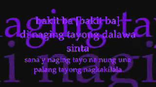 Sana tayong dalawa nalang by Curse One amp Missy lyrics [upl. by Bunns]