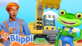 Excavator Song ft GeckosGarage  Im An Excavator  Songs For Kids [upl. by Cheatham]