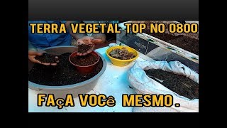 COMO FAZER TERRA VEGETAL CASEIRA TOP SEM GASTAR DINHEIRO [upl. by Niro]