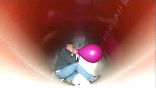 b2p 16 inch balloon in big gas pipe [upl. by Ellenet]