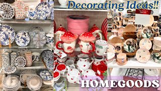 SHOP WITH ME AT HOMEGOODS  SPRING KITCHEN  DINNERWARE [upl. by Gussie631]