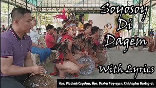 Soyosoy Di Dagem  Karaoke lyrics unofficial lyrics video [upl. by Nauqahs]