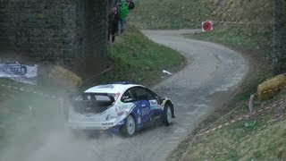 Haspengouw Rally 2013  Freddy Loix on the limit  Ford Focus WRC [upl. by Holzman26]