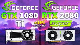 GTX 1080 Ti vs RTX 2080 SUPER مقارنة بين قوة الأداء في الألعاب بين بطاقة الرسوميات [upl. by Thant91]