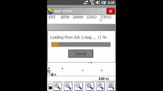 Carlson SurvCE Tutorial Importing a dwg File [upl. by Lertnek]