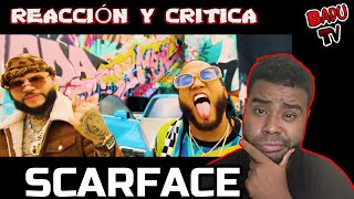 El Alfa El Jefe x Farruko  SCARFACE REACCION  EL BADU [upl. by Anual]