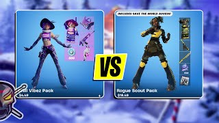 Before You Buy  Chill Vibez Pack vs Rogue Scout Pack  Fortnite [upl. by Rheims]