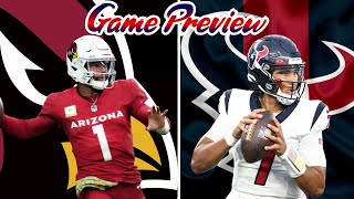 Offensive Showdown Arizona Cardinals Vs Houston Texans Game Preview [upl. by Aiciram]