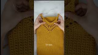 How to Crochet a Tank Top in 4 Easy Steps [upl. by Ezechiel220]