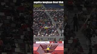 Angelica bengtsson Break Stick pole Vault fail roundshorts sports polevault olympicsport [upl. by Theresina]