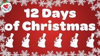 12 Days of Christmas with Lyrics 🎄 Christmas Songs and Carols [upl. by Marysa314]