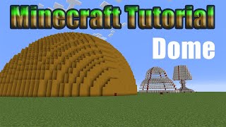 Minecraft Tutorial Domes [upl. by Manda]