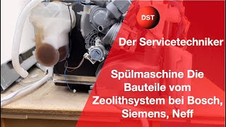 Spülmaschine Die Bauteile vom Zeolithsystem bei Bosch Siemens Neff [upl. by Natal]