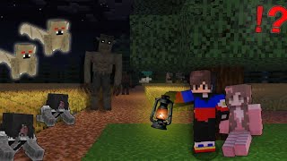 Tulong MAY GUMAGALANG ASWANG SA FARM NAMIN  MINECRAFT [upl. by Oster75]