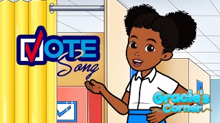 Vote Song  Learning About Voting with Gracie’s Corner  Nursery Rhymes  Kids Songs [upl. by Grenier]