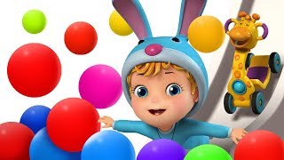 Learn Colors for Kids With Balls  Infobells [upl. by Kciv707]