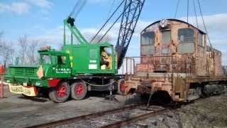 Three Historic EMD SW1 locomotives BampO 8408 PRR 9206 amp LV 112 [upl. by Sly]