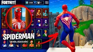 CONSIGO LA SKIN DE SPIDERMAN EN FORTNITE  REAL  ElChurches [upl. by Neetsirhc405]