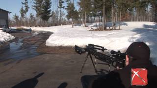 100 Yard Shot With A PSE Tac Elite Crossbow [upl. by Edda]