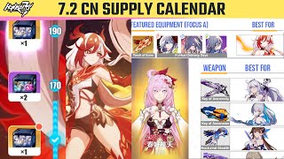 Honkai Impact 72 Supply Calendar  Should You Pull Fenghuang of Vicissitude [upl. by Nemracledairam843]