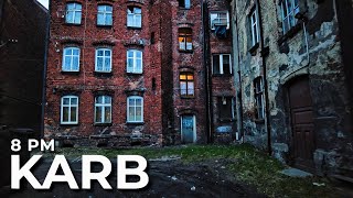 【4K】Evening in the Cursed District in Poland Bytom Karb [upl. by Elenahc]