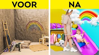 Geweldige kinderkamer makeover  Instructies voor ouders [upl. by Airitak]