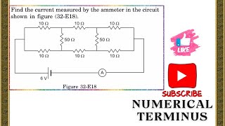 Find the current measured by the ammeter in the circuit shown in figure 32E18 [upl. by Wernsman]