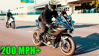 Ninja H2R TOP SPEED Run 🫣 First Ride amp Review  M1000rr S1000rr [upl. by Ttenyl746]