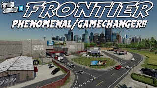 “FRONTIER” FS22 MAP TOUR  INSANE NEW MOD MAP  Farming Simulator 22 Review PS5 [upl. by Anilos]