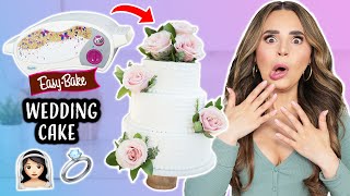 I Tried Baking a WEDDING CAKE in an Easy Bake Oven [upl. by Charmine]