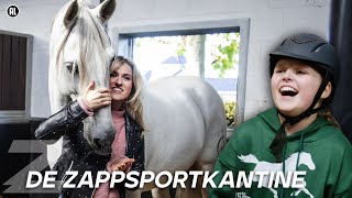 RIJDEN MET GEORGE OP DE MANEGE VAN BRITT DEKKER🐴  De Zappsportkantine [upl. by Kcirded]