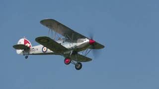 Hawker Fury Shuttleworth Airshow May 2024 [upl. by Jami]