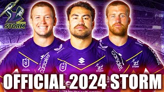 Official 2024 Melbourne Storm Full Squad  NRL [upl. by Danette]