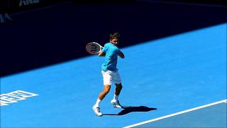 Roger Federer Slow Motion Match Play [upl. by Vail]