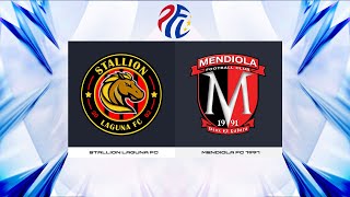 PFL Season 2024  Stallion Laguna FC vs Mendiola FC 1991 [upl. by Backer]