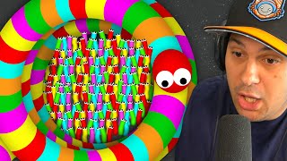 I Reached MAX SCORE SNAKE in Slitherio [upl. by Cofsky]