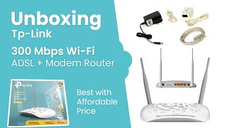 Unboxing TpLink TDW8961ND  300Mbps Wireless N ADSL2 Modem Router [upl. by Otrebor839]