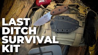 Last Ditch Survival Kit  The Go Anywhere Bag [upl. by Tome]