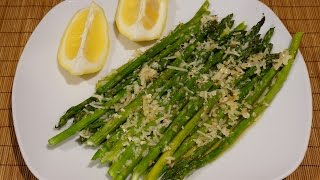 Спаржа запечённая в духовке с чесноком и пармезаномBaked asparagus with garlic and parmesan [upl. by Violetta779]