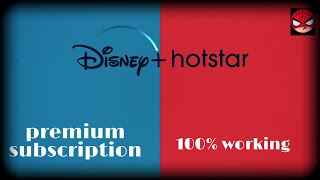 Disneyhotstar free premium subscription 100 working mod apk [upl. by Nylrahc546]