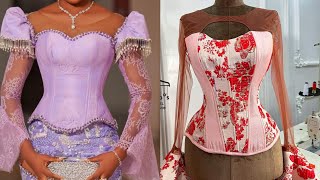 VICTORIAN CORSET PATTERN  LEARN HOW TO CUT A WAIST SNATCHING VICTORIAN CORSET WITH YOKE letusdraft [upl. by Ahsurej]