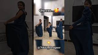 🧚‍♀️Matching One Piece Gown💃 NikkiDesigner आमची ताई 🥰 dress gown dressdesign viral queen [upl. by Mariejeanne]