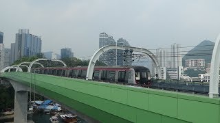 香港地下鉄南港島線香港仔海峡大橋 MTR South Island Line Aberdeen Channel Bridge [upl. by Cassady]