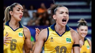 BRASIL X ESTADOS UNIDOS AO VIVO  VOLEI FEMININO SEMIFINAL OLIMPIADAS PARIS 2024  COMENTÁRIOS [upl. by Ghiselin]