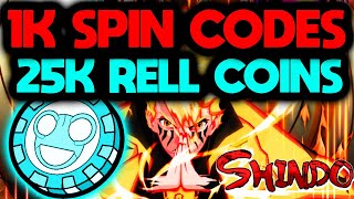 HOW TO GET 1K SPINS AND 25K RELL COINS IN SHINDO LIFE  Shindo Life Codes  Shindo Life [upl. by Tihom]