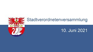 Stadtverordnetenversammlung 10062021 Live Stream [upl. by Ennoirb]