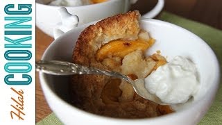 How To Make Peach Cobbler  Hilah Cooking Ep 35 [upl. by Chasse]