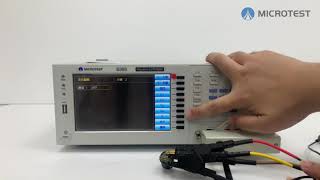 MICROTEST LCR Meter  電容測試電感測試阻抗測試進料檢驗元件測試LCR 測試儀 6365 [upl. by Armillia60]